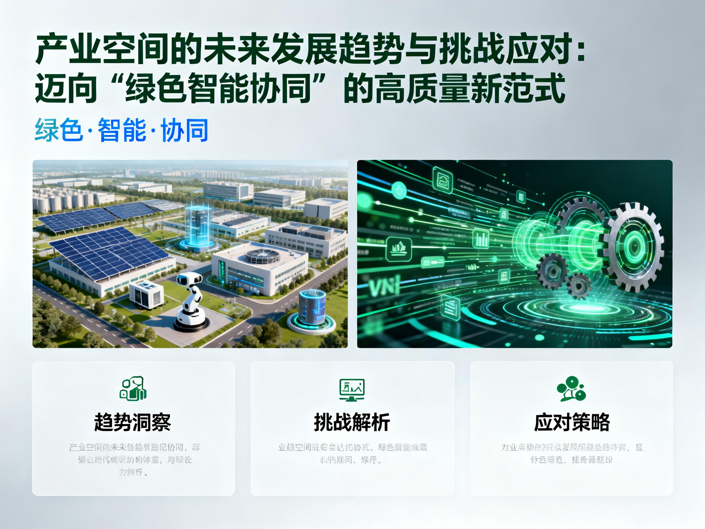 产业空间的未来发展趋势与挑战应对：迈向 “绿色智能协同” 的高质量新范式​