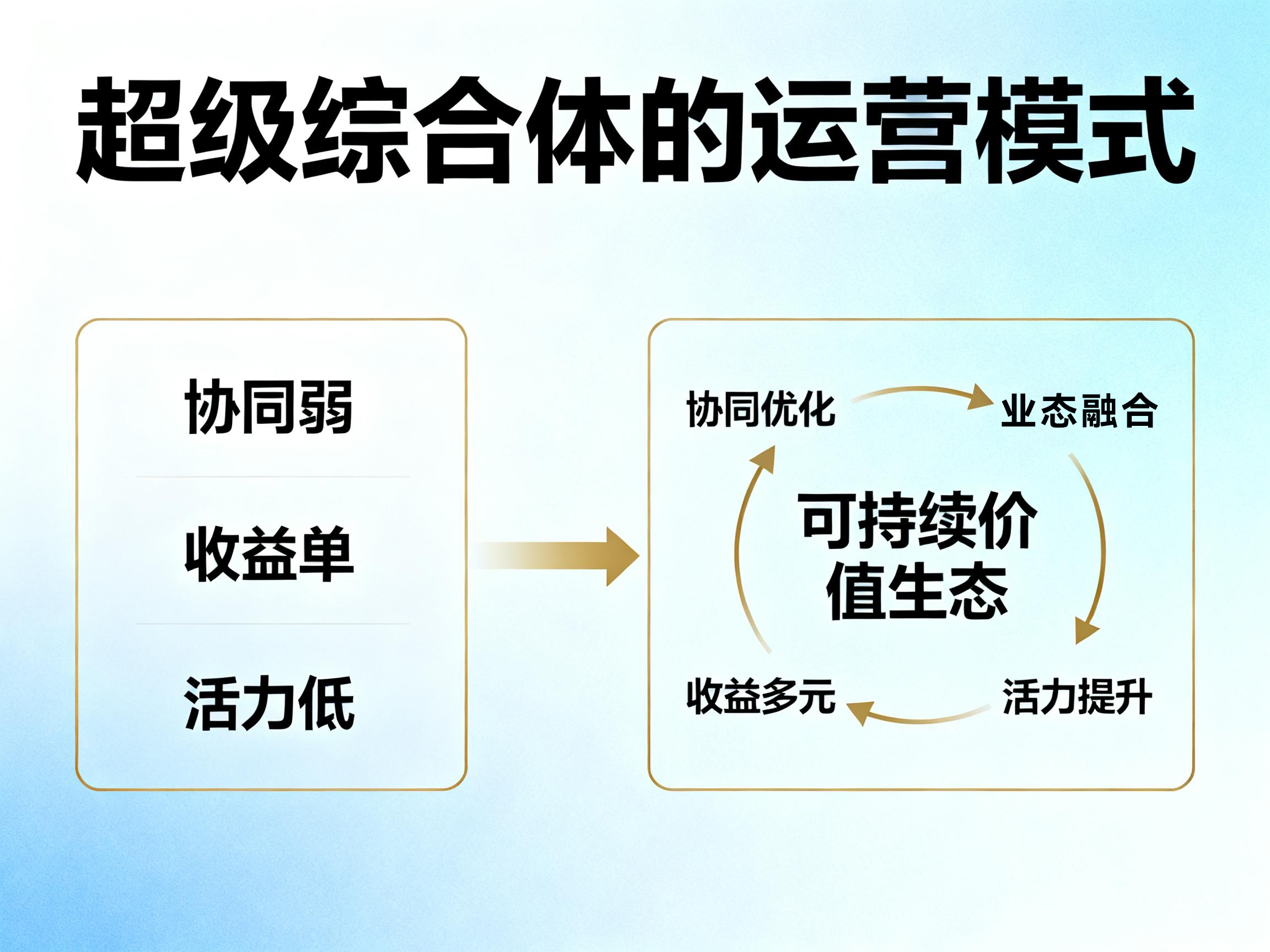 超级综合体的运营模式：破解 “协同弱、收益单、活力低” 困局，构建 “可持续价值生态”