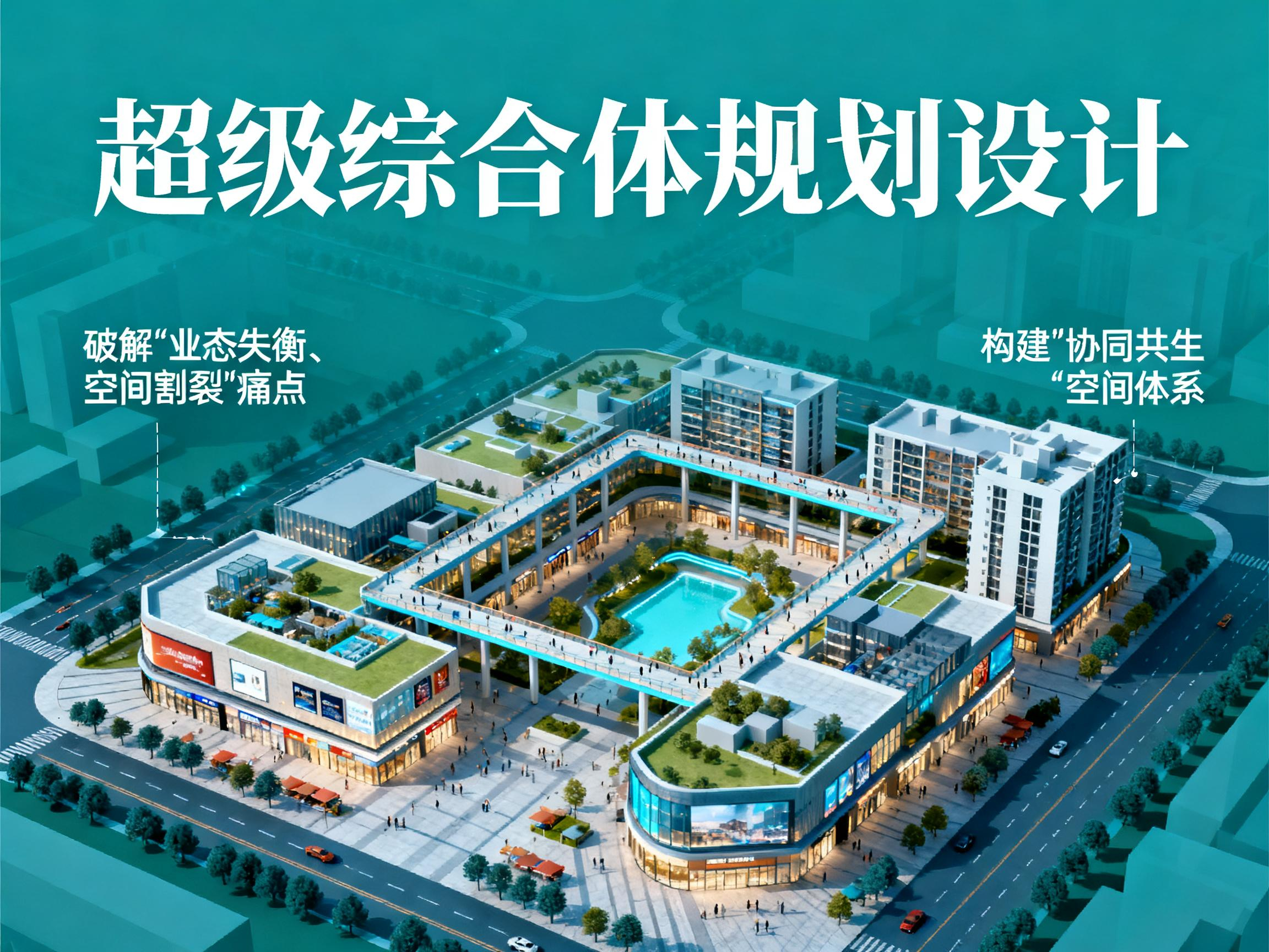 超级综合体的规划设计：破解 “业态失衡、空间割裂” 痛点，构建 “协同共生” 的空间体系