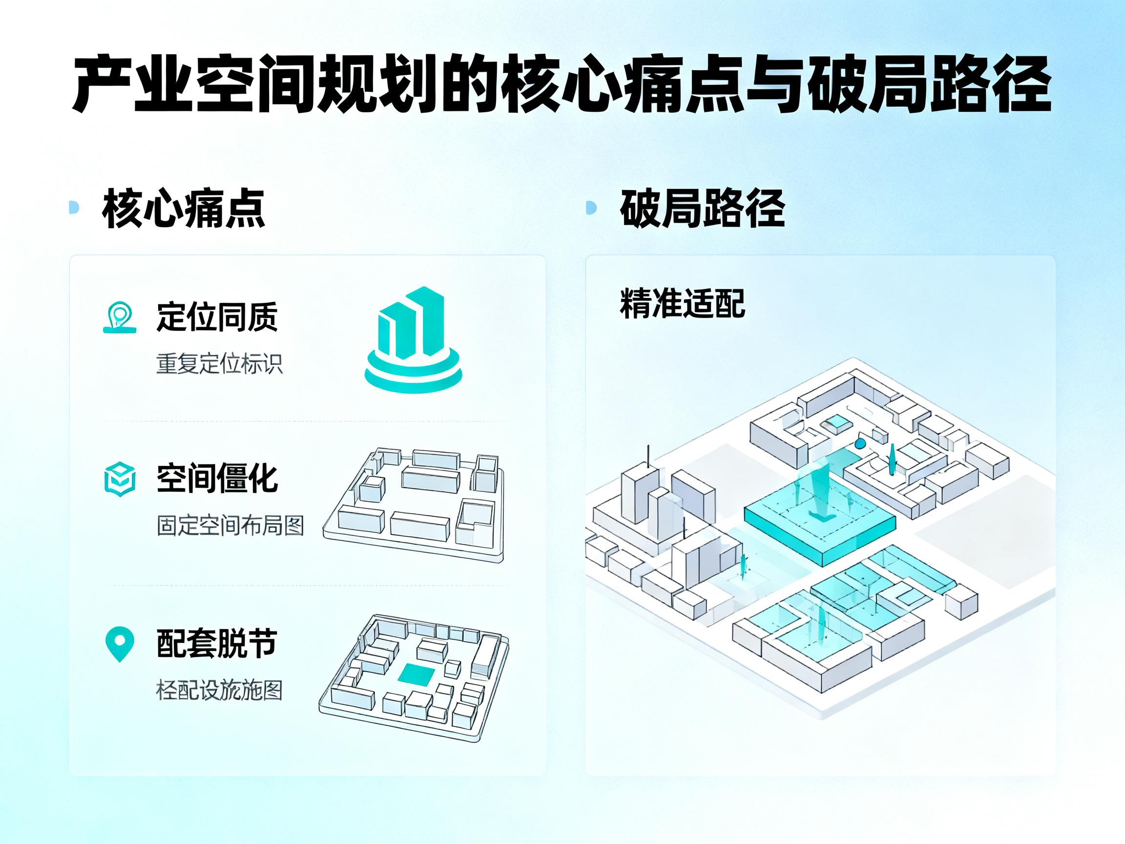 产业空间规划的核心痛点与破局路径：破解 “定位同质、空间僵化、配套脱节” 困局，构建 “精准适配” 规划体系